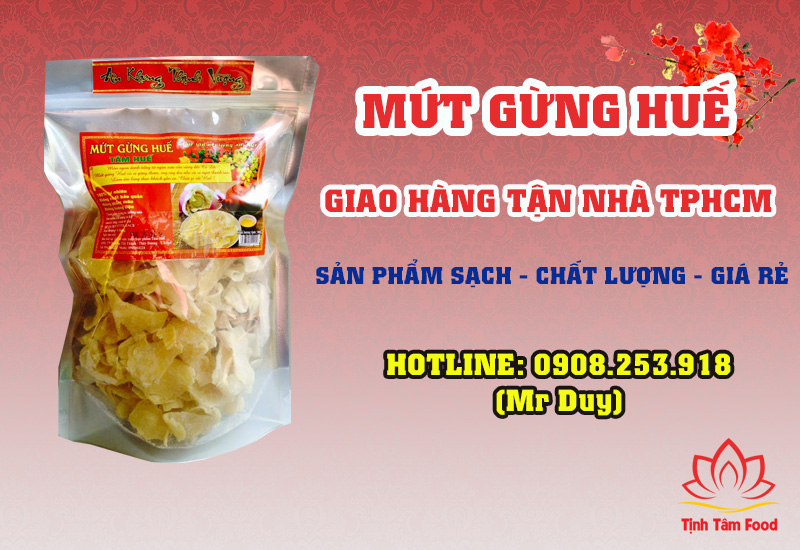 Mứt gừng tại TPHCM