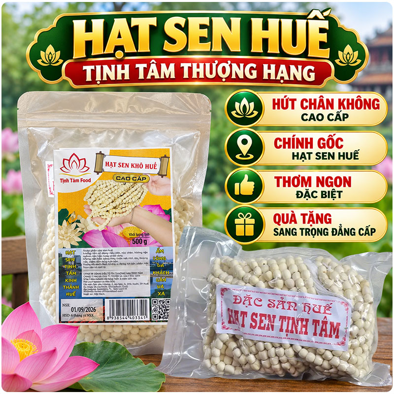 HẠT SEN KHÔ TỊNH TÂM